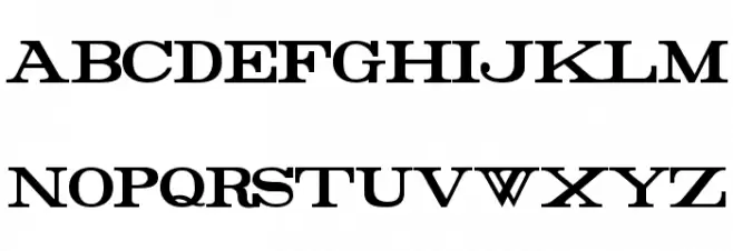 Rider Condensed Bold Font Litere mari