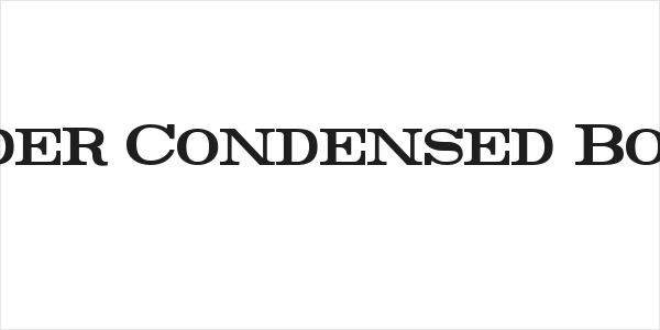 Rider Condensed Bold Logo