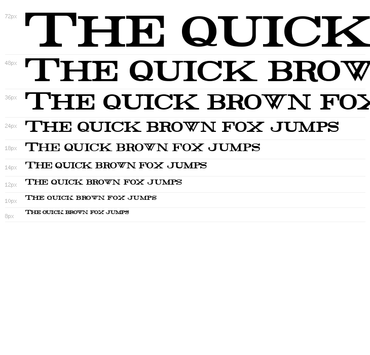 Rider Condensed Bold Waterfall