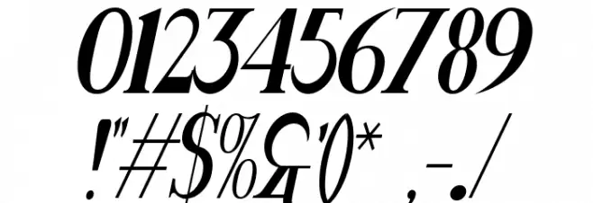 Rider Condensed ExtraBlack Italic Font OTHER CHARS