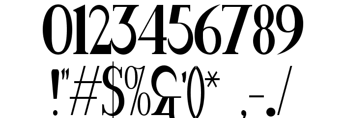 Rider Condensed ExtraBlack Font OTHER CHARS