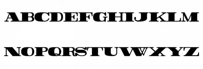 Rider Condensed ExtraBlack Schriftart Groß