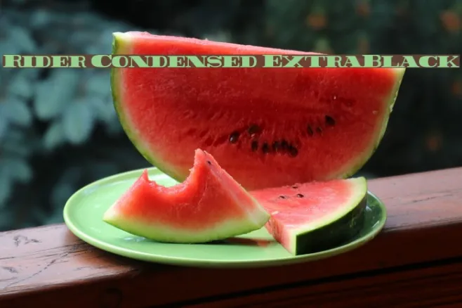 Rider Condensed ExtraBlack Example 3