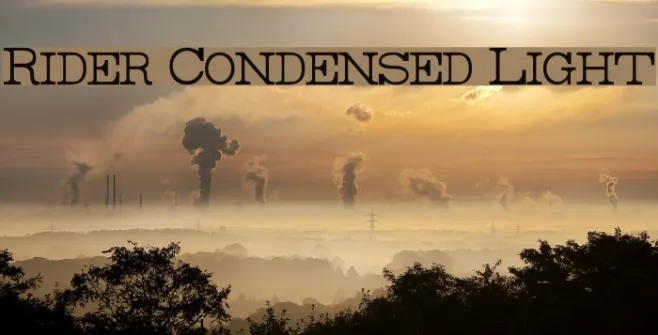 Rider Condensed Light Example 1