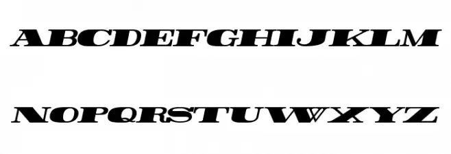 Rider ExtraBlack Italic 字体 大写