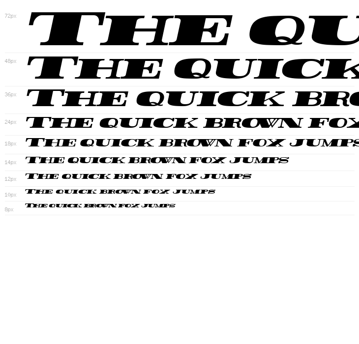 Rider ExtraBlack Italic Waterfall