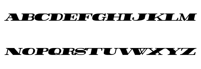 Rider ExtraBlack Italic Font LOWERCASE