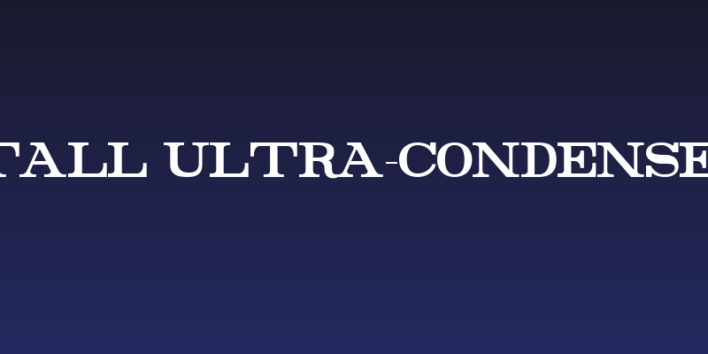 Rider Tall Ultra-condensed Bold Social Header
