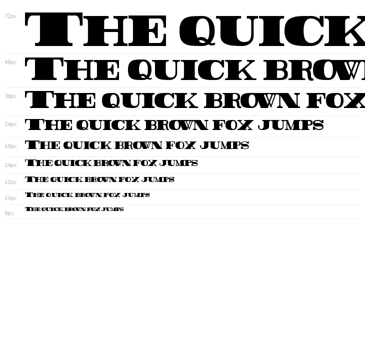 Rider Tall Ultra-condensed ExtraBlack Waterfall