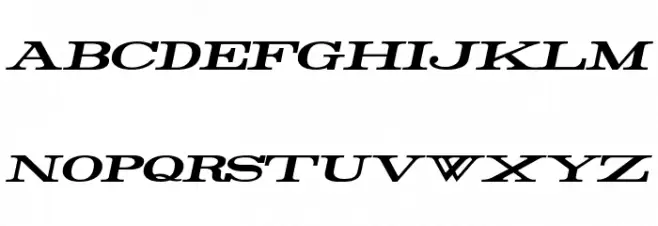 Rider Wide Expanded Bold Italic Fonte MAIÚSCULAS