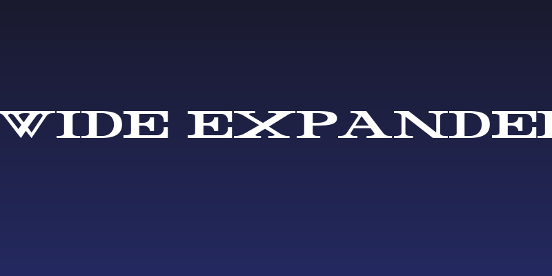 Rider Wide Expanded Bold Social Header