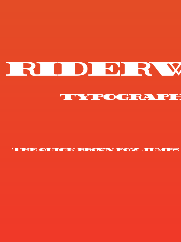 Rider Wide Expanded ExtraBlack Poster