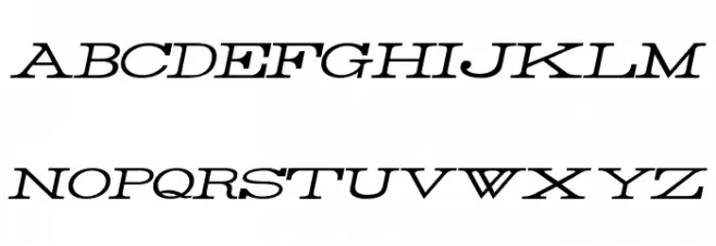 Rider Wide Expanded Light Italic Schriftart Groß