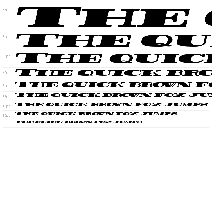 Rider Widest Ultra-expanded ExtraBlack Italic Waterfall