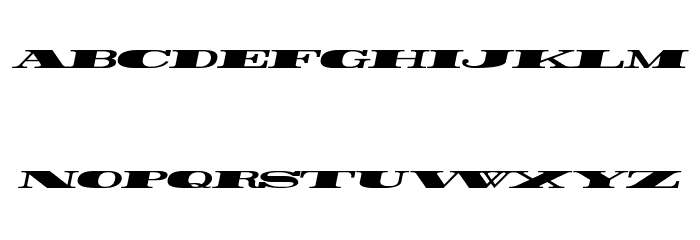 Rider Widest Ultra-expanded ExtraBlack Italic Font LOWERCASE
