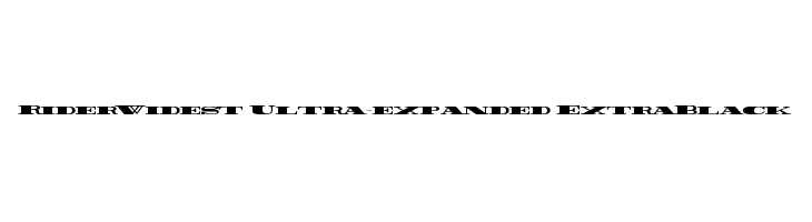 Rider Widest Ultra-expanded ExtraBlack  لخطوط تنزيل