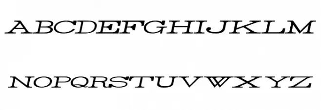Rider Widest Ultra-expanded Light Italic Polices MAJUSCULES