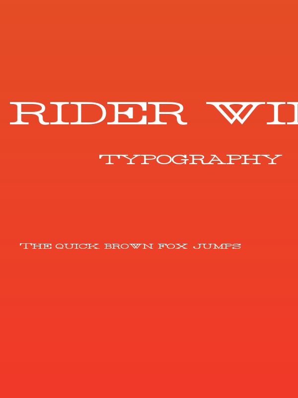 Rider Widest Ultra-expanded Light Poster