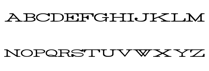 Rider Widest Ultra-expanded Light Font LOWERCASE