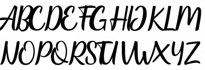Ridhas Schriftart Groß