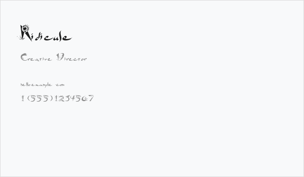 Ridicule Business Card