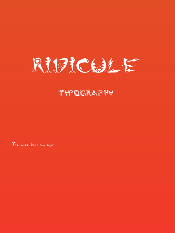 Ridicule Poster