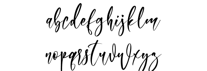 Ridiculous Font LOWERCASE