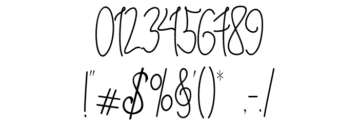 Rieesflomeo Font OTHER CHARS