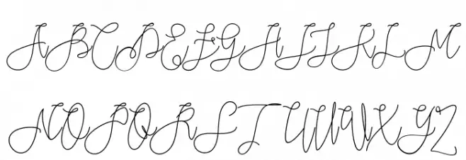 Rieesflomeo 字体 大写