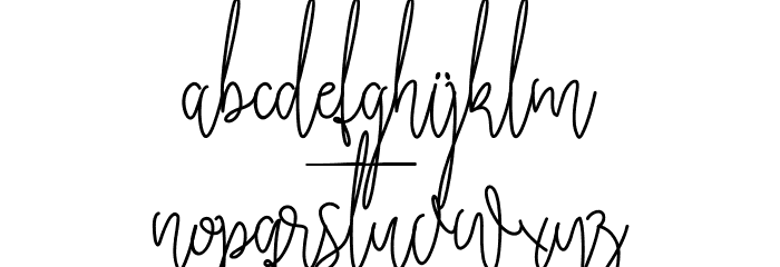 Rieesflomeo Font LOWERCASE