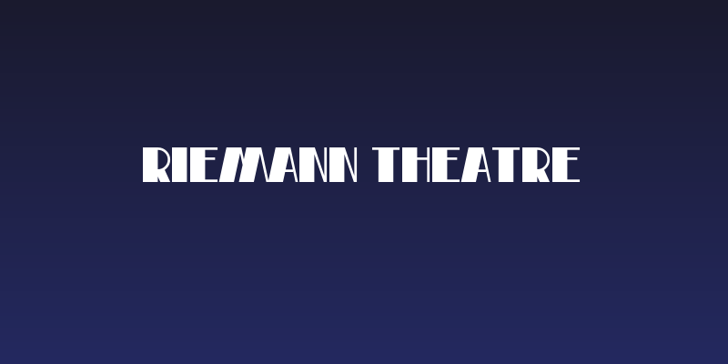 Riemann Theatre Social Header