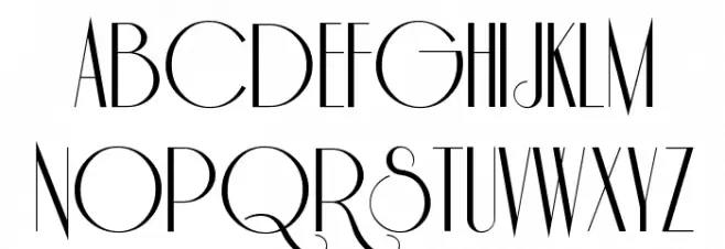 Riesling Schriftart Groß