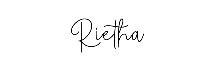 Rietha  フリーフォントのダウンロード