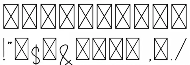 Rietha Font OTHER CHARS