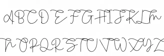 Rietha Schriftart Groß