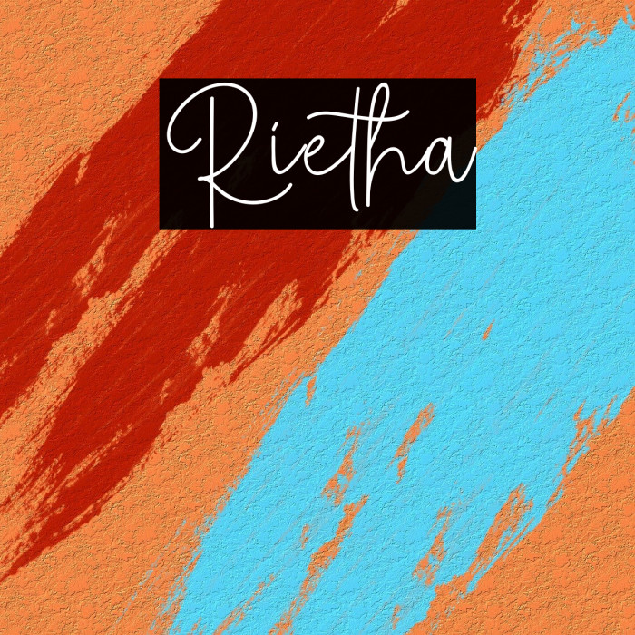 Rietha Example 1