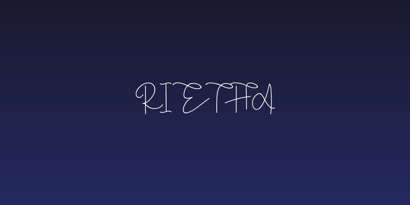 Rietha Social Header