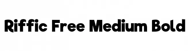Riffic Free Medium Bold  les polices de caractères gratuit tlcharger