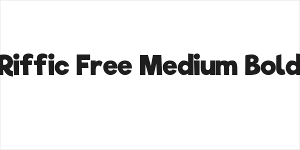 Riffic Free Medium Bold Logo