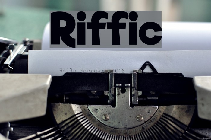 Riffic Font examples