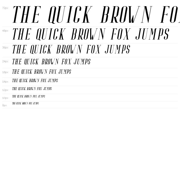 Riffle Free Italic Waterfall