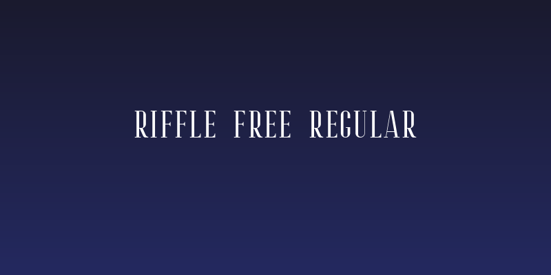 Riffle Free Regular Social Header