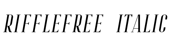 RiffleFree-Italic  नि: शुल्क फ़ॉन्ट्स डाउनलोड