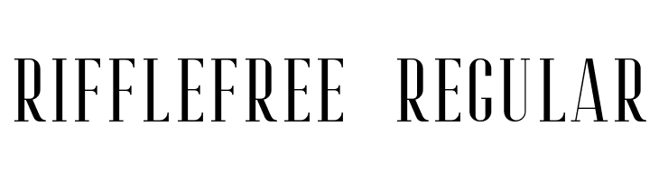 RiffleFree-Regular  font caratteri gratis