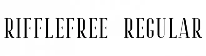 RiffleFree-Regular  नि: शुल्क फ़ॉन्ट्स डाउनलोड