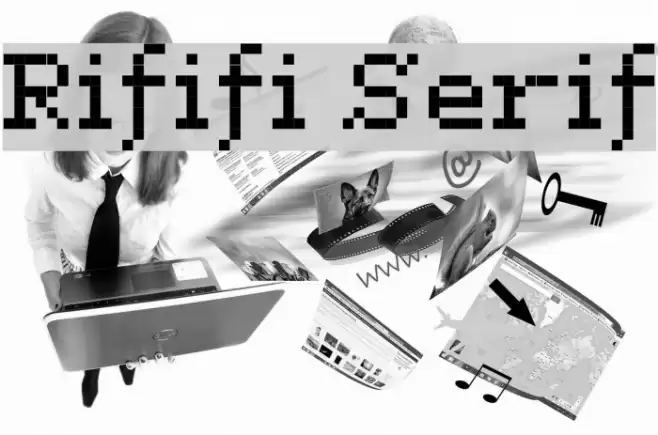 Rififi Serif Schriftart examples