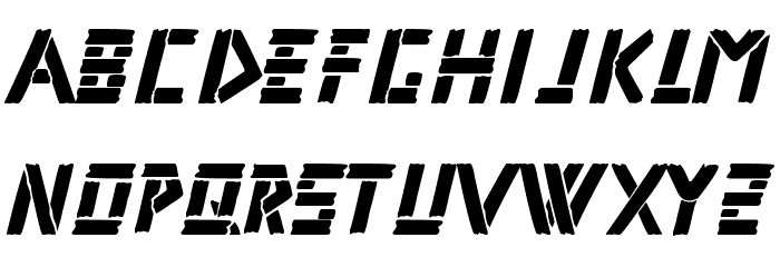 Rifle 1 Font LOWERCASE