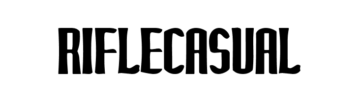 Rifle Casual  font caratteri gratis