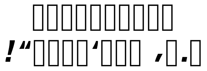 Rifqan Regular Font OTHER CHARS