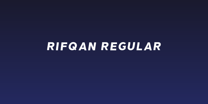 Rifqan Regular Social Header